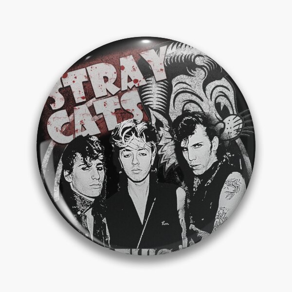 Aperçu de l'œuvre T-shirt du groupe Stray Cats créée et vendue par Simbera.