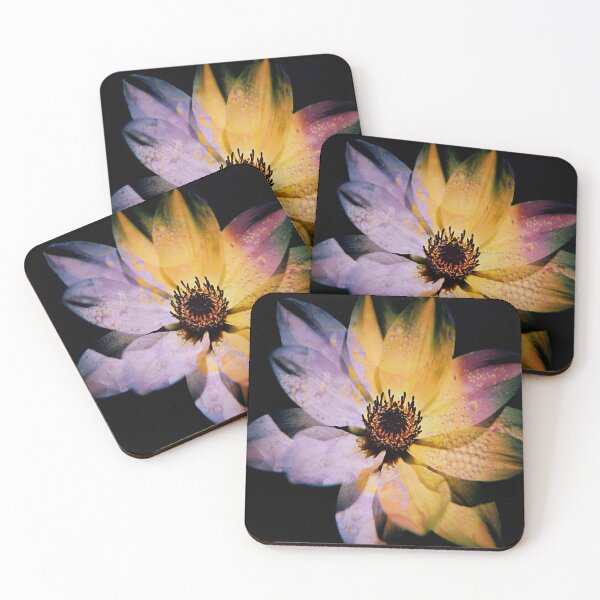 Item preview, Dual Nature | Dark Double Exposure Flower Art Print designed and sold by CunningMaskPrints.