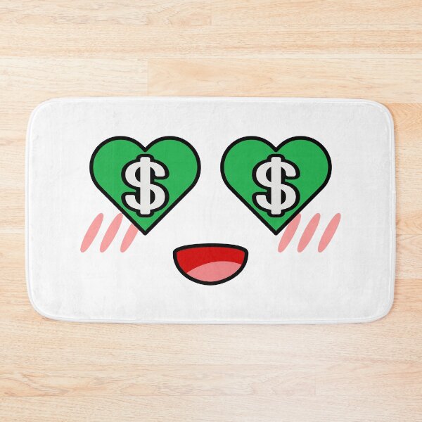 Item preview, Cute kawaii heart money eyes face designed and sold by BlushyPrint.