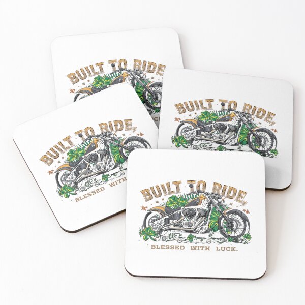Item preview, Lucky Motorcycle Shamrock Design | St. Patrick’s Day Biker Apparel designed and sold by YourTrendyTees.