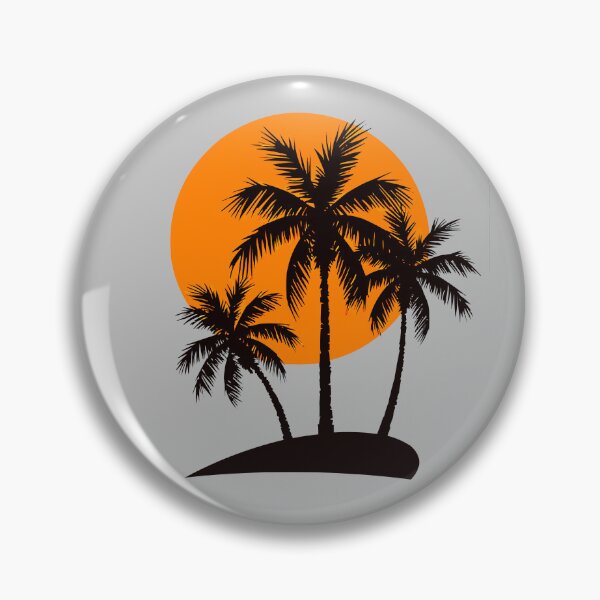 Item preview, Beach Vacation T-Shirt – Palm Tree Island Sunset Outfit Graphic Tee designed and sold by VikArtStudio.