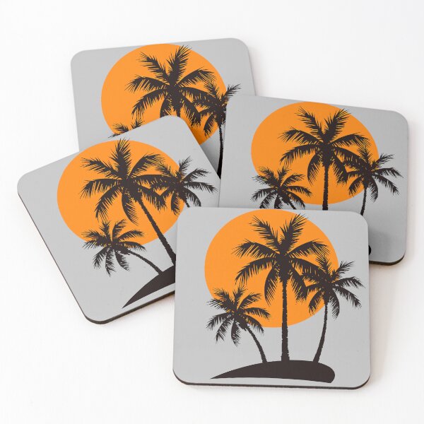 Item preview, Beach Vacation T-Shirt – Palm Tree Island Sunset Outfit Graphic Tee designed and sold by VikArtStudio.