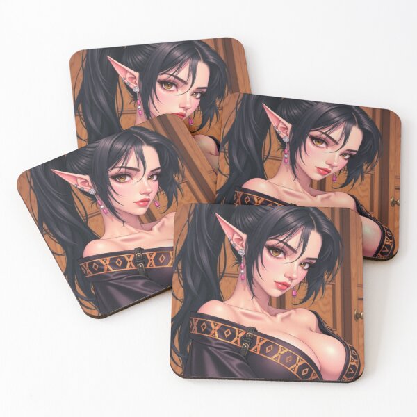 Item preview, Wrapped in Black Silk | Elven Seduction Art designed and sold by KasaHunterHarem.