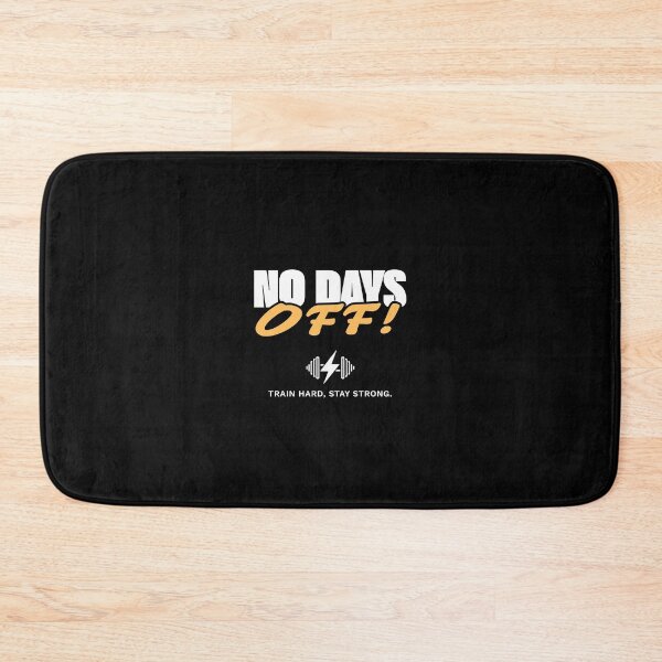 Item preview, No Days Off – Bold Gym Motivation Discipline Shirt designed and sold by Mouad-Doadi.