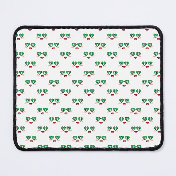 Item preview, Cute kawaii heart money eyes face pattern designed and sold by BlushyPrint.