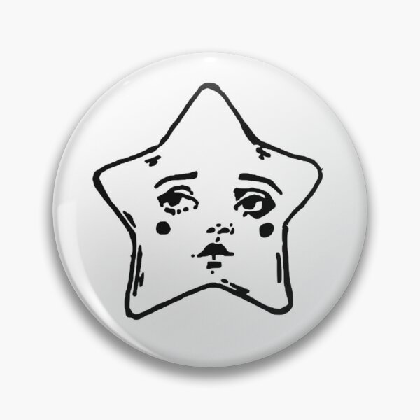 Item preview, Sad Star Face – Grunge Surreal Character Design designed and sold by destelloacido.