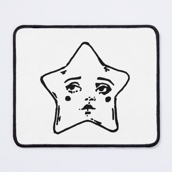 Item preview, Sad Star Face – Grunge Surreal Character Design designed and sold by destelloacido.