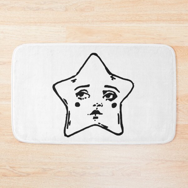 Item preview, Sad Star Face – Grunge Surreal Character Design designed and sold by destelloacido.