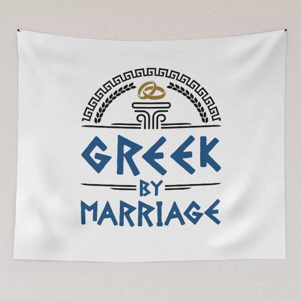 Item preview, Greek by Marriage Wife Husband Spouse designed and sold by jaygo.