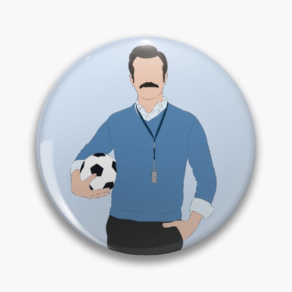 Item preview, Coach Lasso "The Leader" Portrait - Whistle & Ball Gift designed and sold by Still Silhouette.