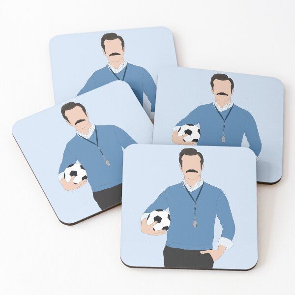 Item preview, Coach Lasso "The Leader" Portrait - Whistle & Ball Gift designed and sold by Still Silhouette.