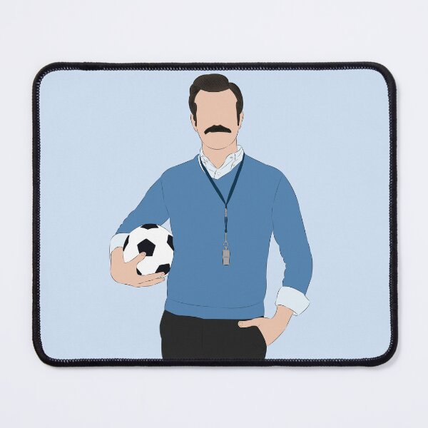 Item preview, Coach Lasso "The Leader" Portrait - Whistle & Ball Gift designed and sold by Still Silhouette.