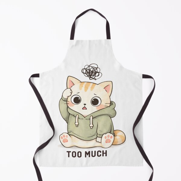 Item preview, Too Much Cat | Cute Kawaii Aesthetic | Overstimulated Mood Design designed and sold by The Mood Index.
