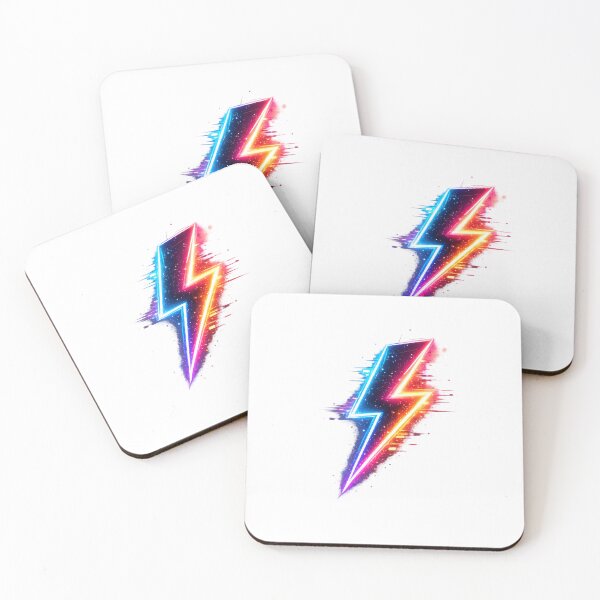 Artikelvorschau, Glitch Lightning Bolt Neon RGB – Cyberpunk Electric Energy entworfen und verkauft von unglaublichGut.