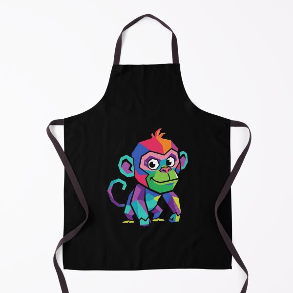 Item preview, Cheerful and Vibrant Monkey – Electric Colors Monkey Backpack for School designed and sold by bsbd-action.
