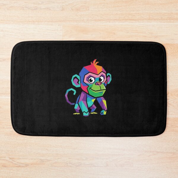 Item preview, Cheerful and Vibrant Monkey – Electric Colors Monkey Backpack for School designed and sold by bsbd-action.