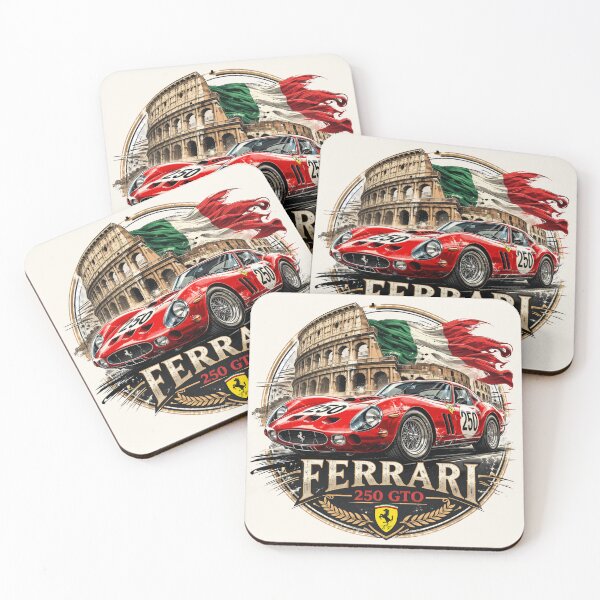 Item preview, Italian Classic Car Rome Colosseum Vintage Poster designed and sold by Retro Arabica.
