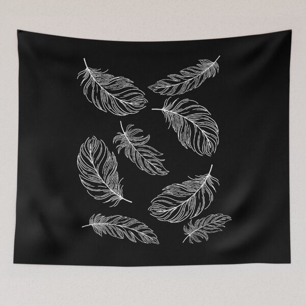Item preview, Feathers Floating In The Air. designed and sold by Dinasshop.