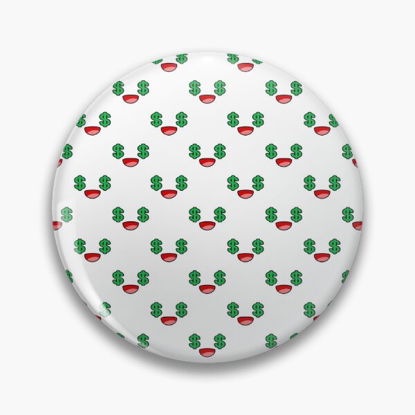Item preview, Cute kawaii money eyes laughing face pattern designed and sold by BlushyPrint.