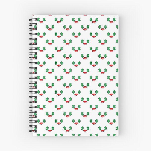 Item preview, Cute kawaii money eyes laughing face pattern designed and sold by BlushyPrint.