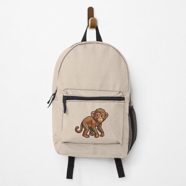 Item preview, Ethnic Tribal Monkey – Monkey T-Shirt with Ancestral Patterns for Culture Lovers designed and sold by bsbd-action.