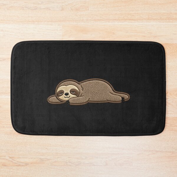 Item preview, Do Nothing Energy Sloth – Minimal Lazy Aesthetic Embroidery Patch Style Streetwear Design designed and sold by ColorSplash123.