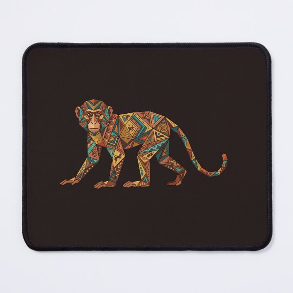 Item preview, Complete Ancestral Ape – Geometric Art Monkey Tapestry for Yoga Studios designed and sold by bsbd-action.