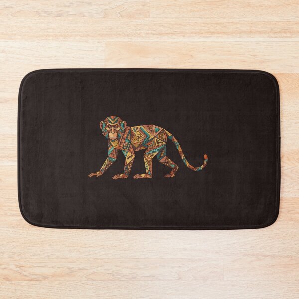 Item preview, Complete Ancestral Ape – Geometric Art Monkey Tapestry for Yoga Studios designed and sold by bsbd-action.