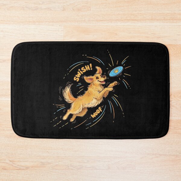 Item preview, Energetic Golden Retriever Playing Fetch Doodle designed and sold by NatureUnleashed.