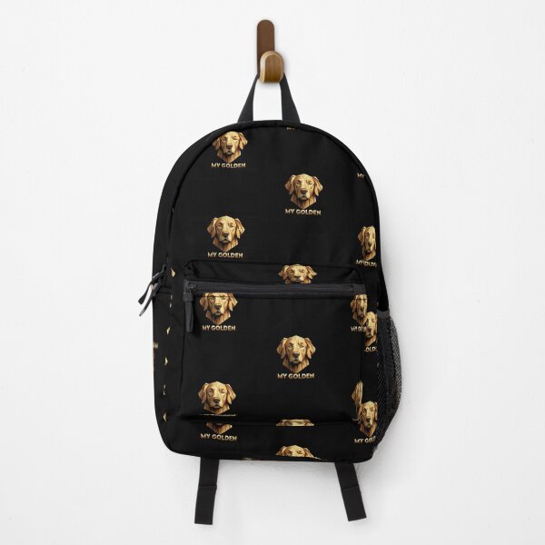 Item preview, Geometric Modern Golden Retriever Head Art Design designed and sold by NatureUnleashed.
