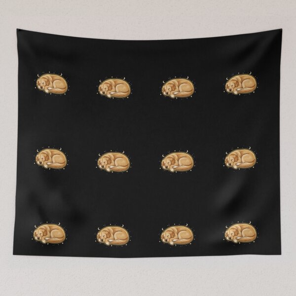 Item preview, Peaceful Golden Retriever Sleeping Cozy Design designed and sold by NatureUnleashed.