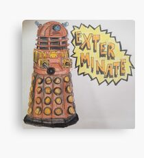 Dalek Metal Print