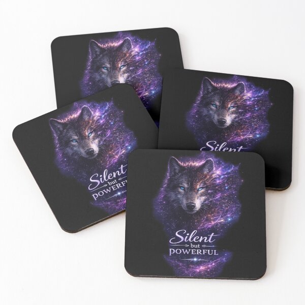 Item preview, Silent But Powerful Wolf Shirt – Calm Strength Graphic Tee designed and sold by NAJURE.