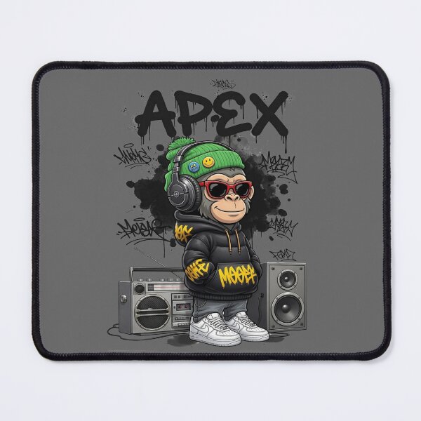 Item preview, APEX Streetwear Monkey – Hip Hop Boombox Graffiti Design designed and sold by ApexCollectives.
