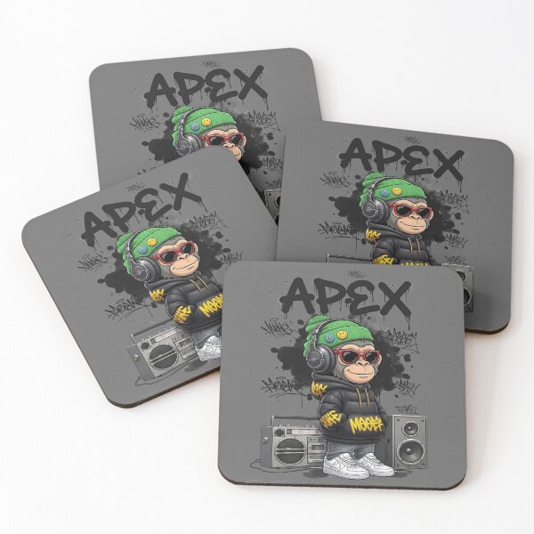 Item preview, APEX Streetwear Monkey – Hip Hop Boombox Graffiti Design designed and sold by ApexCollectives.