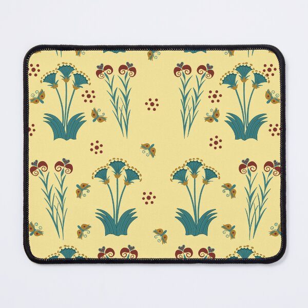 Item preview, Minoan Floral Pattern/ Ancient Cretan Flowers Inspired by Minoan Art, Mediterranean Botanical Design, Archaeological Aesthetic Illustration designed and sold by Ancient-Tales.