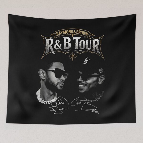 Item preview, Chris Brown And Usher The RB Tour Raymond And Brown 2026 North America designed and sold by MaiVNMiMi.