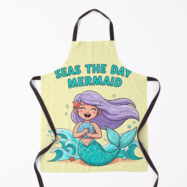 Item preview, Seas the Day Mermaid – Cute Ocean Pun Design designed and sold by Sea Gem.