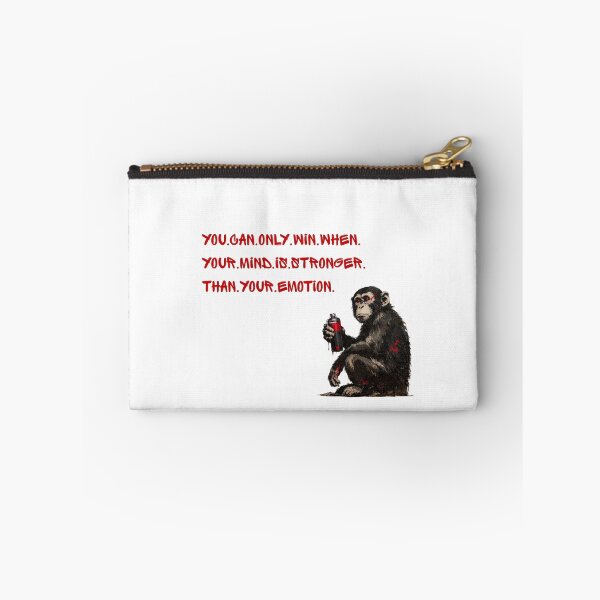 Item preview, Mind Over Emotion Quote with Street Art Monkey – Graffiti Motivational Illustration designed and sold by TorqueThread.