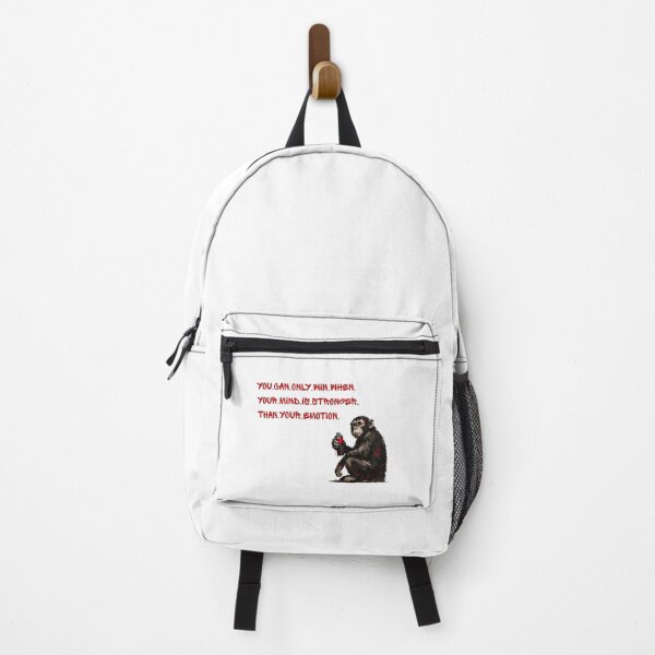 Item preview, Mind Over Emotion Quote with Street Art Monkey – Graffiti Motivational Illustration designed and sold by TorqueThread.