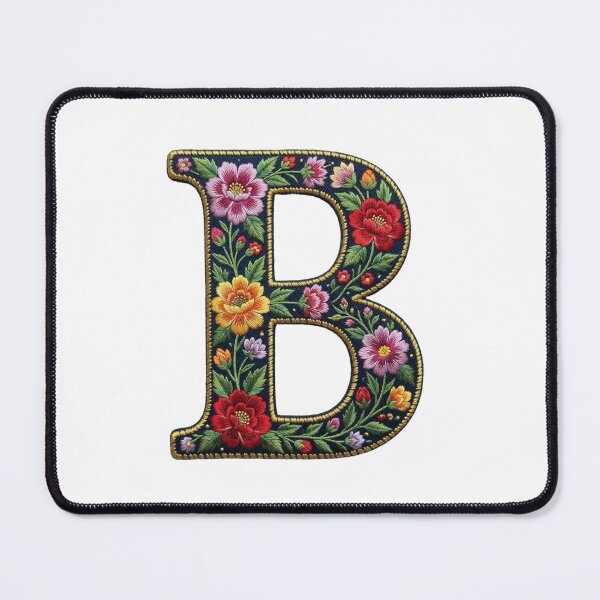 Item preview, Embroidered letter B designed and sold by TomaszGolaski.