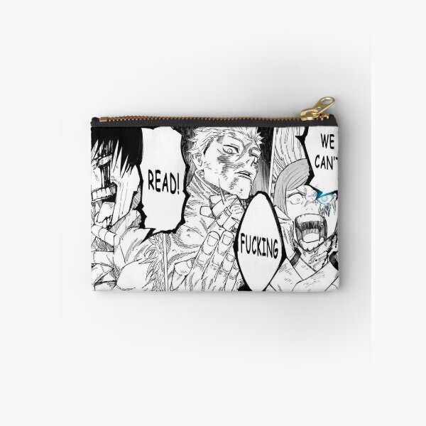 Item preview, WE CANT FUCKING READ (ANIME KAISEN AGENDA MEME TRIPLE DOMAIN EXPANSION PARODY) (YUJI VS MEGUMI VS NOBARA) designed and sold by Python Designs .