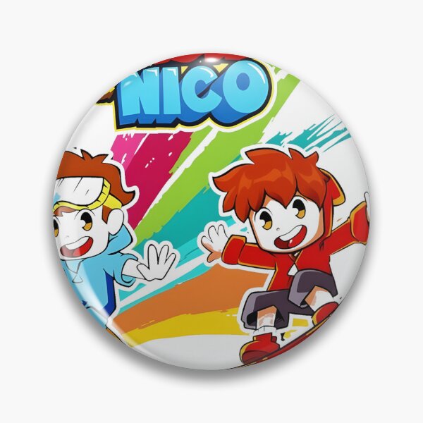 Item preview, Cash And Nico Bike Action Cartoon Sticker_1 designed and sold by SubStudio97.