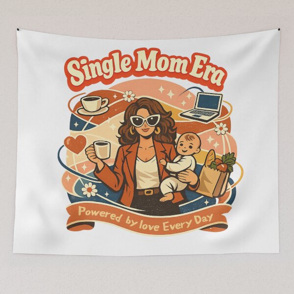 Item preview, Single Mom Era Powered by Love Every Day designed and sold by Ora-kuro.