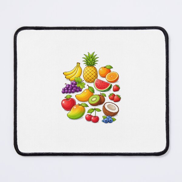 Item preview, Cute Animated Fruits Pattern designed and sold by NeonDragonSss.
