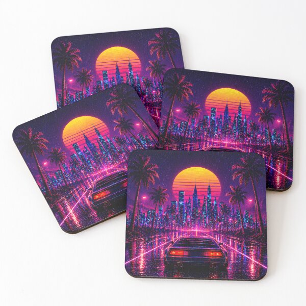 Item preview, Neon Afterlife – Midnight Rain Drive designed and sold by HarlemHustle.