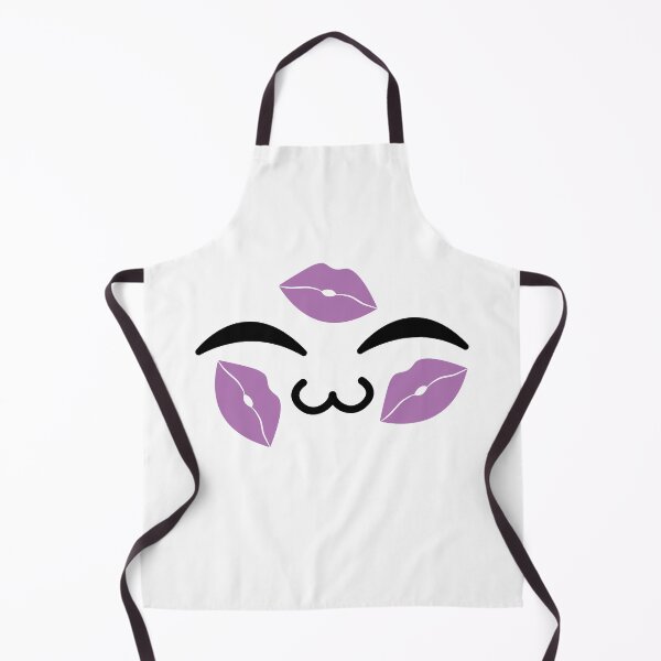Item preview, Cute kawaii uwu purple kiss marks face designed and sold by BlushyPrint.
