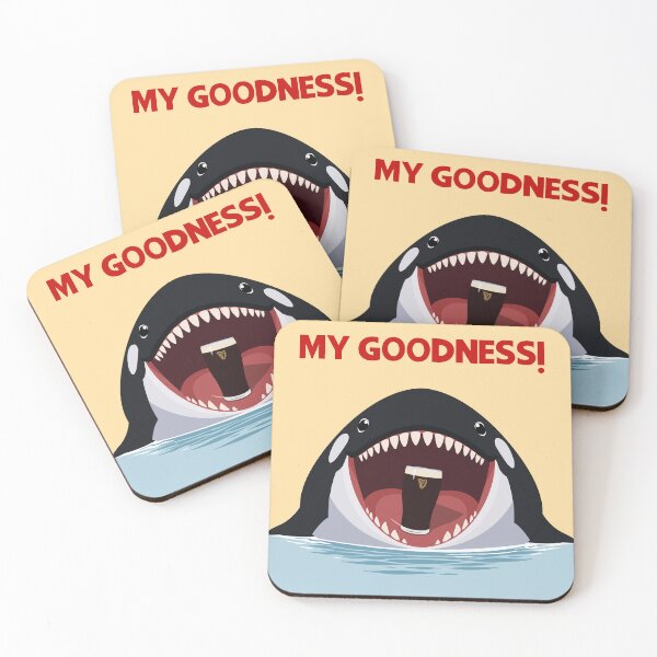 Item preview, My Goodness! - Orca With Pint  designed and sold by Kelly's Bits And Bobs.