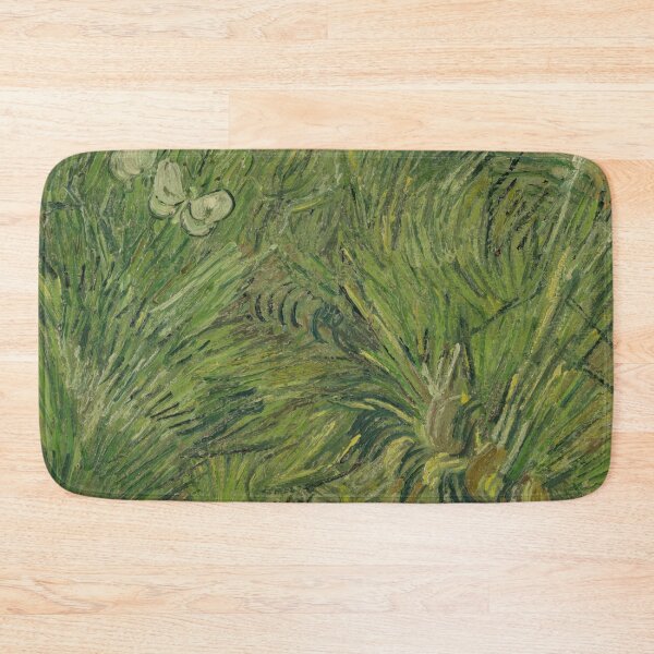 Item preview, Garden With Butterflies by Vincent van Gogh: Post Impressionist Nature Print designed and sold by artofuniverse.