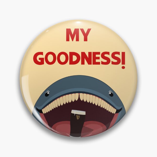 Item preview, My Goodness! - Whale With Pint  designed and sold by Kelly's Bits And Bobs.